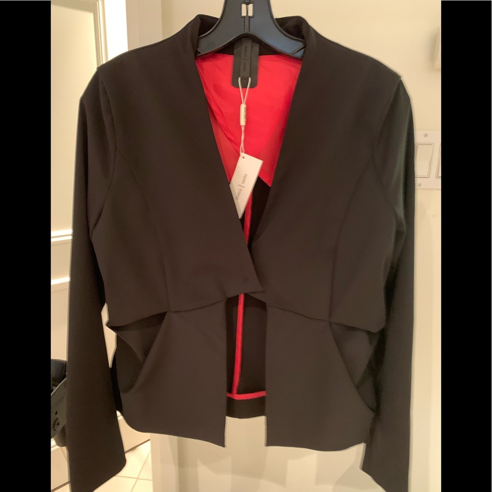 Dusica Sacks Black Techno Blazer
